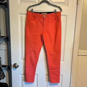 Democracy Women's Light Red Skinny Jeans